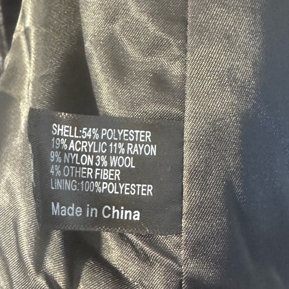 Lane Bryant Double-Breasted Faux-Wool Coat - Picture 6 of 7